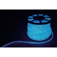 Дюралайт светодиодный LEDх72/м синий трехжильный кратно 2м