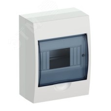 Щит распределительный навесной ЩРн-П-6 IP41 пластиковый прозрачная дверь IEK