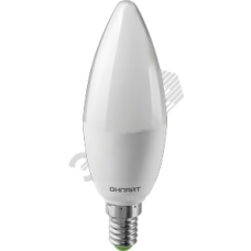 Лампа светодиодная LED 10вт E14 белый матовая свеча PROMO